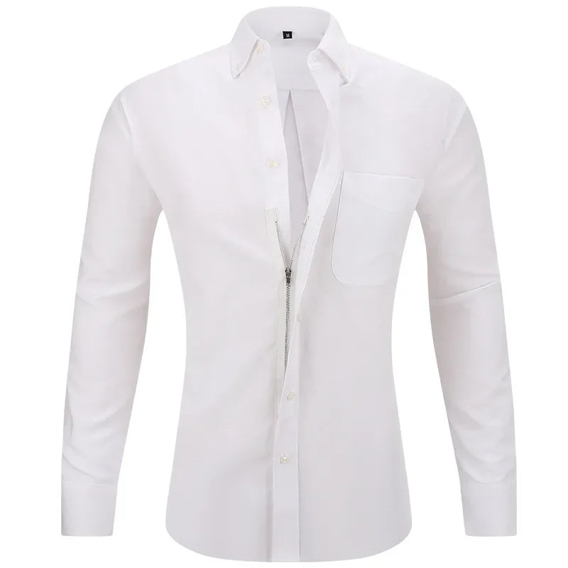 Banff Zip Oxford Shirt